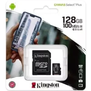 MEMORIA MICRO SD 128G CANVAS- KINGSTON (MON)